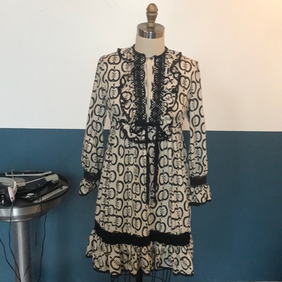 vintage apple picking hippie festival girl dress - Picture 2 of 6